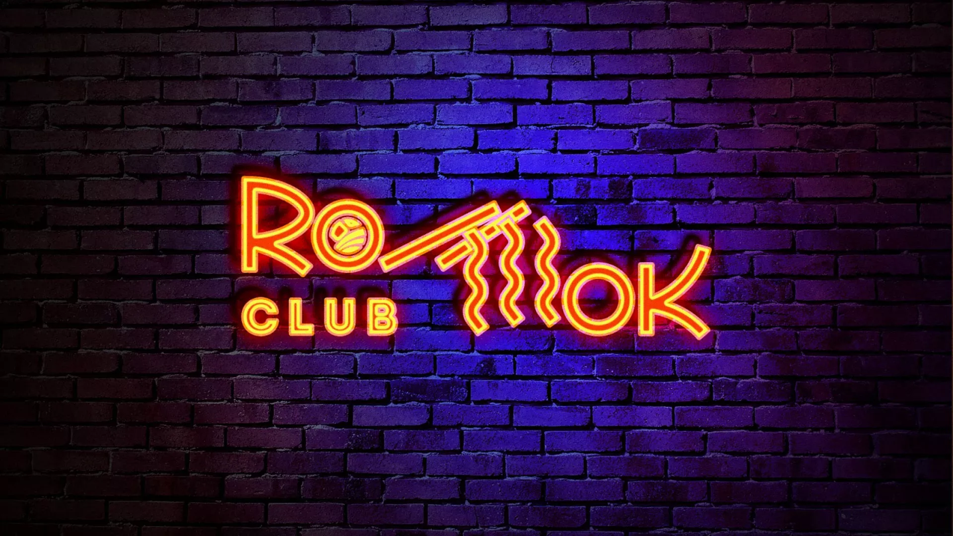 Разработка интерьерной вывески суши-бара «Roll Wok Club» в Петрозаводске